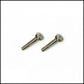 3x18mm (anti-clockwise), Silver (2 pcs)