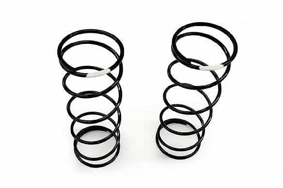 Front 16mm Shock Spring (White) - Very Hard (HV) 5.9 lbs - (2 pcs)