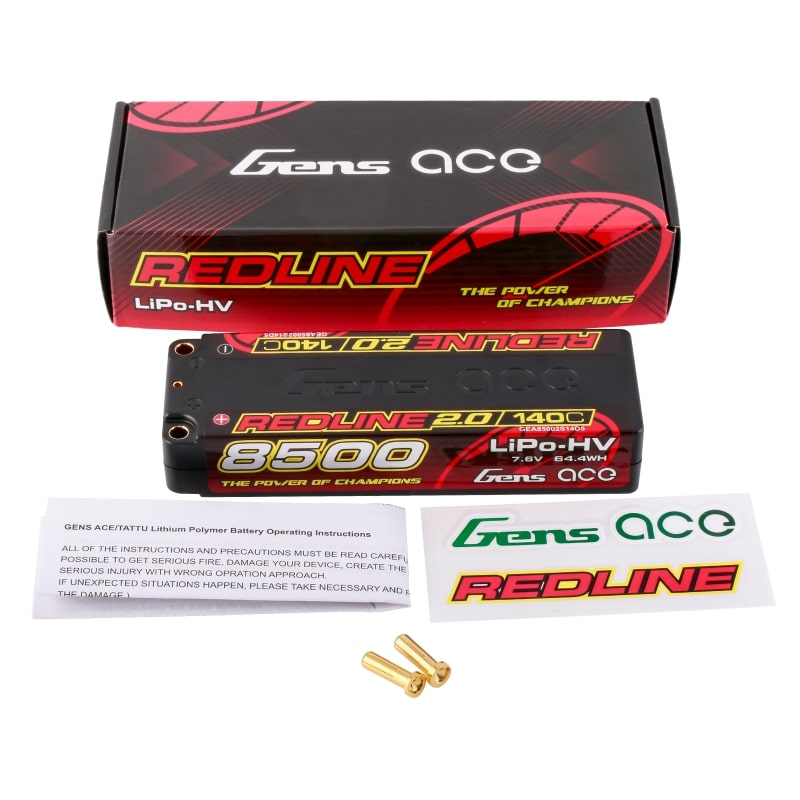 GENSACE REDLINE 2.0 2S HV 7.6V-140C-8500
