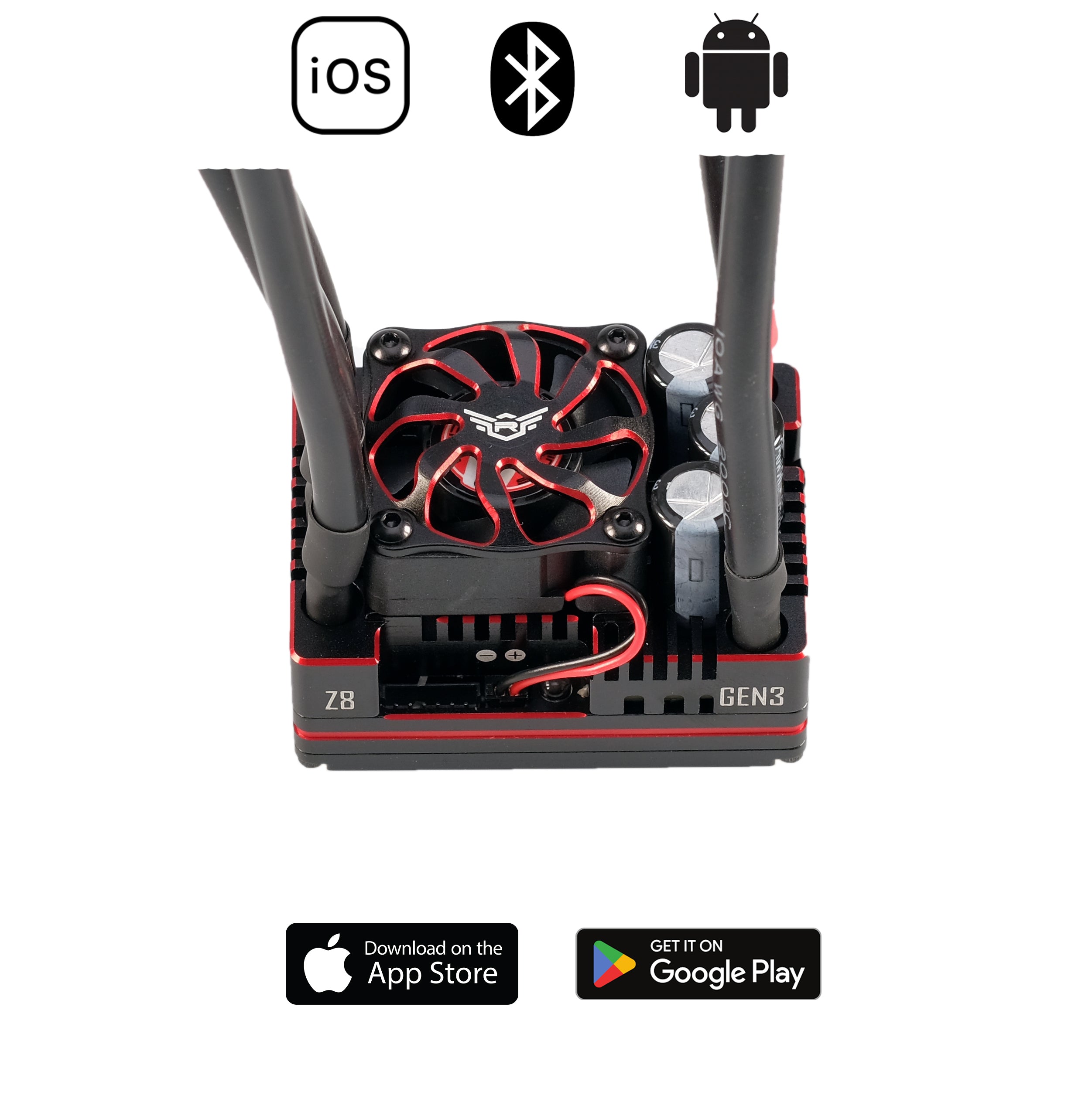 REDS Brushless Combo 1:8 Motore V8 Gen7 1900KW + Esc Z8 G3