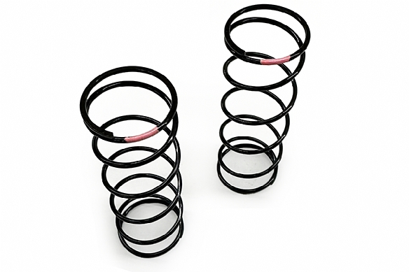 Front 16mm Shock Spring (Pink) - Hard (H) 5.6 lbs - (2 pcs)